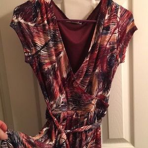 Beautiful print wrap dress